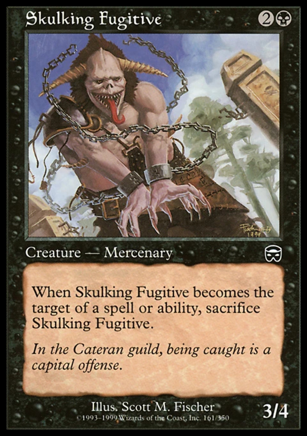 MTG: Skulking Fugitive - Mercadian Masques - Magic Card