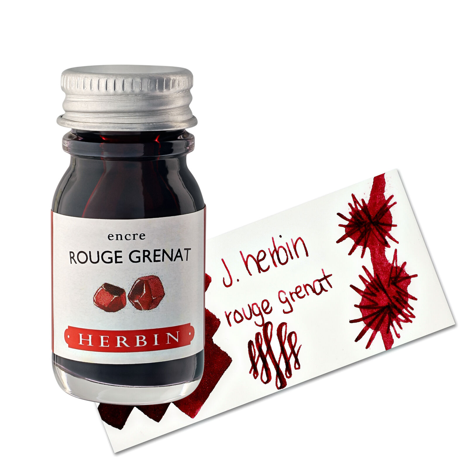 J. Herbin Fountain Pen Ink - Rouge Grenat - 10ml - New - H115-29