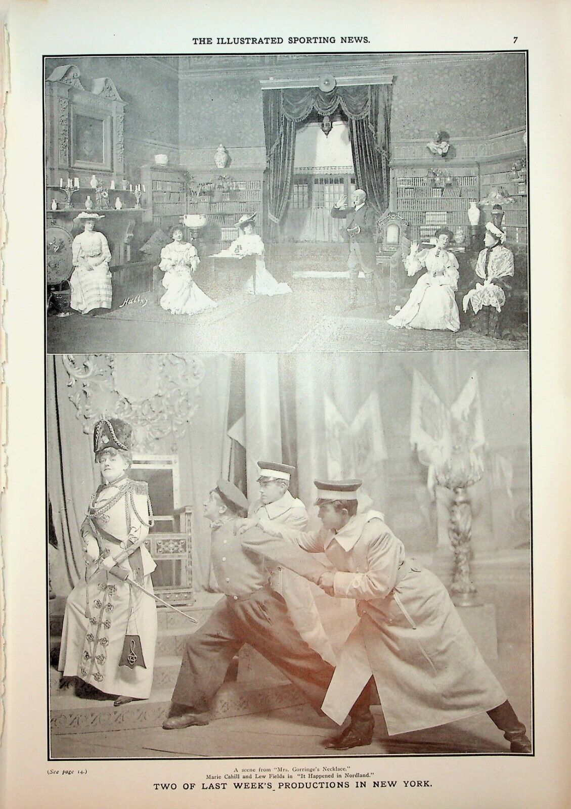 Original Theatrical Productions in New York by Illustrated Sporting News, 1904