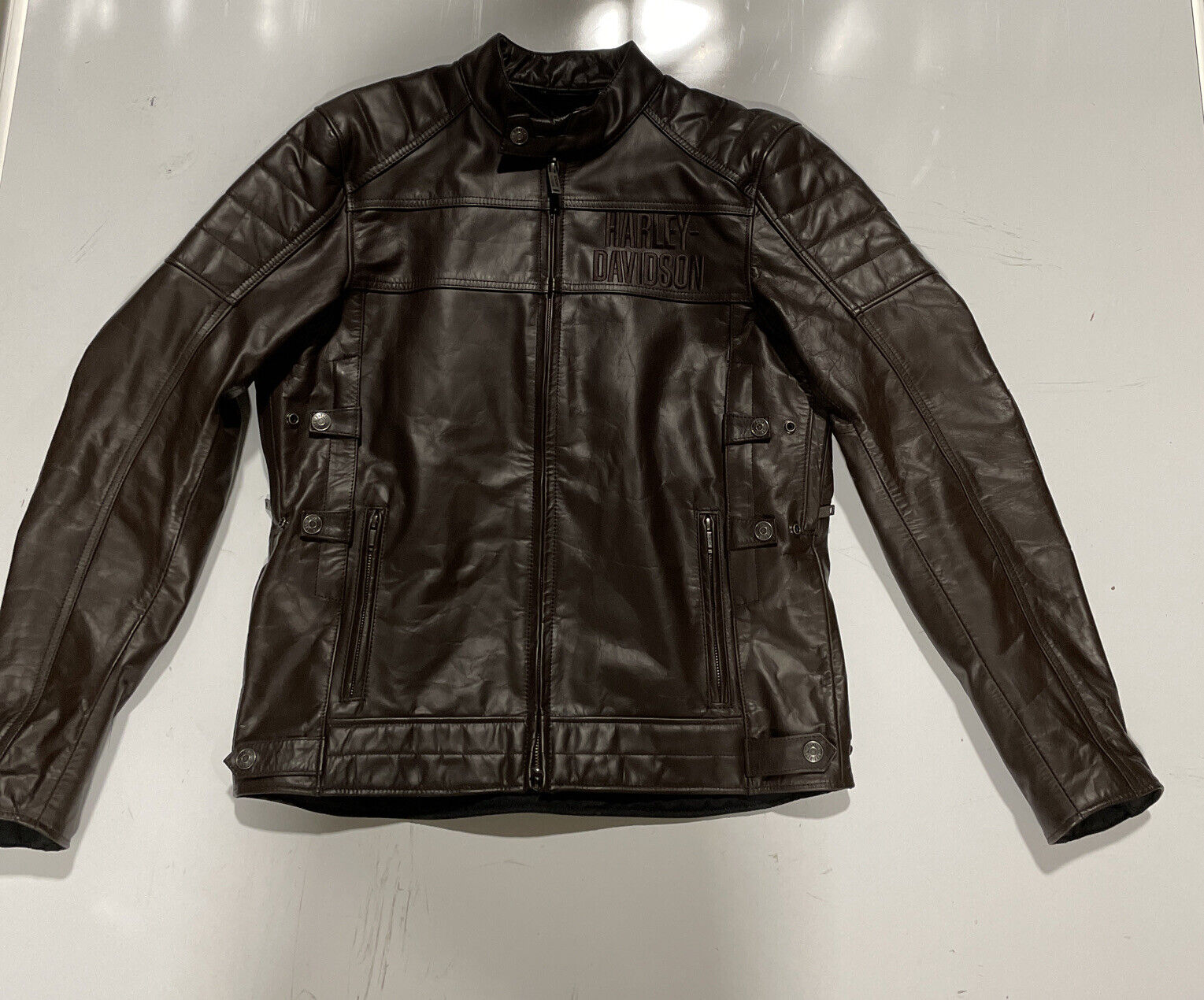 Harley Davidson Leather Jacket 97031-22vm/000m Size Medium Brand New NWT