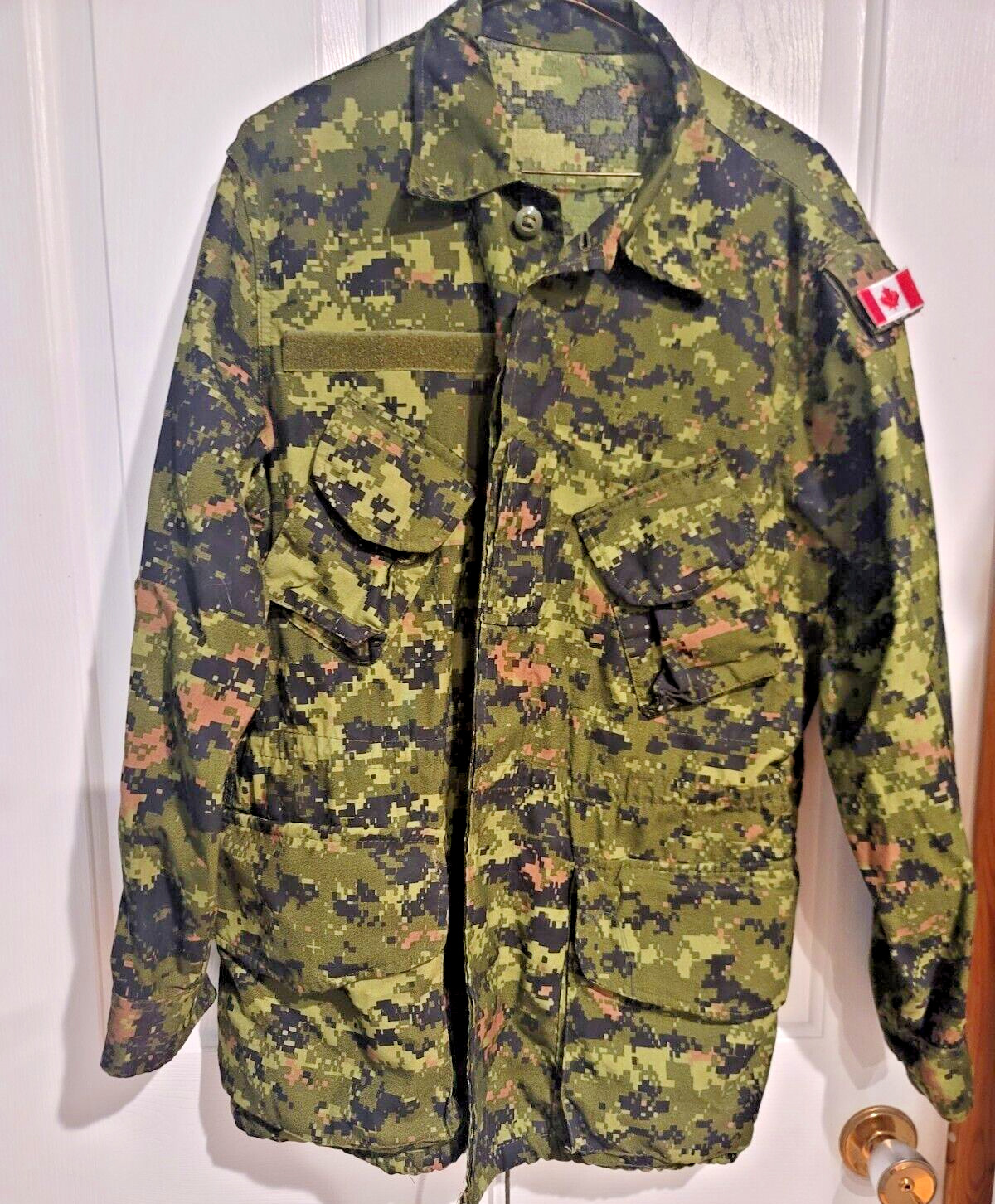 CANADIAN ARMY NOS CADPAT DIGITAL TEMPERATE CAMOUFLAGE CAMO SHIRT 7040 REG-LG OBS