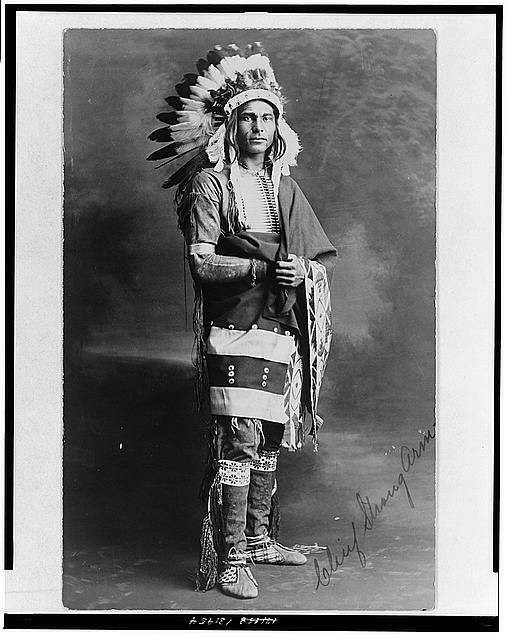 Chief Strong Arm,Native American man,June 28,c1909,Potawatomi Indian,headdress