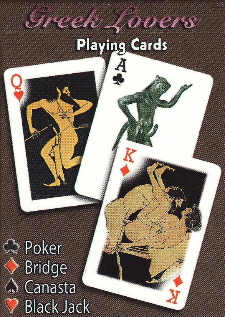 Playing cards: Greek lovers / Sex in Ancient Greece