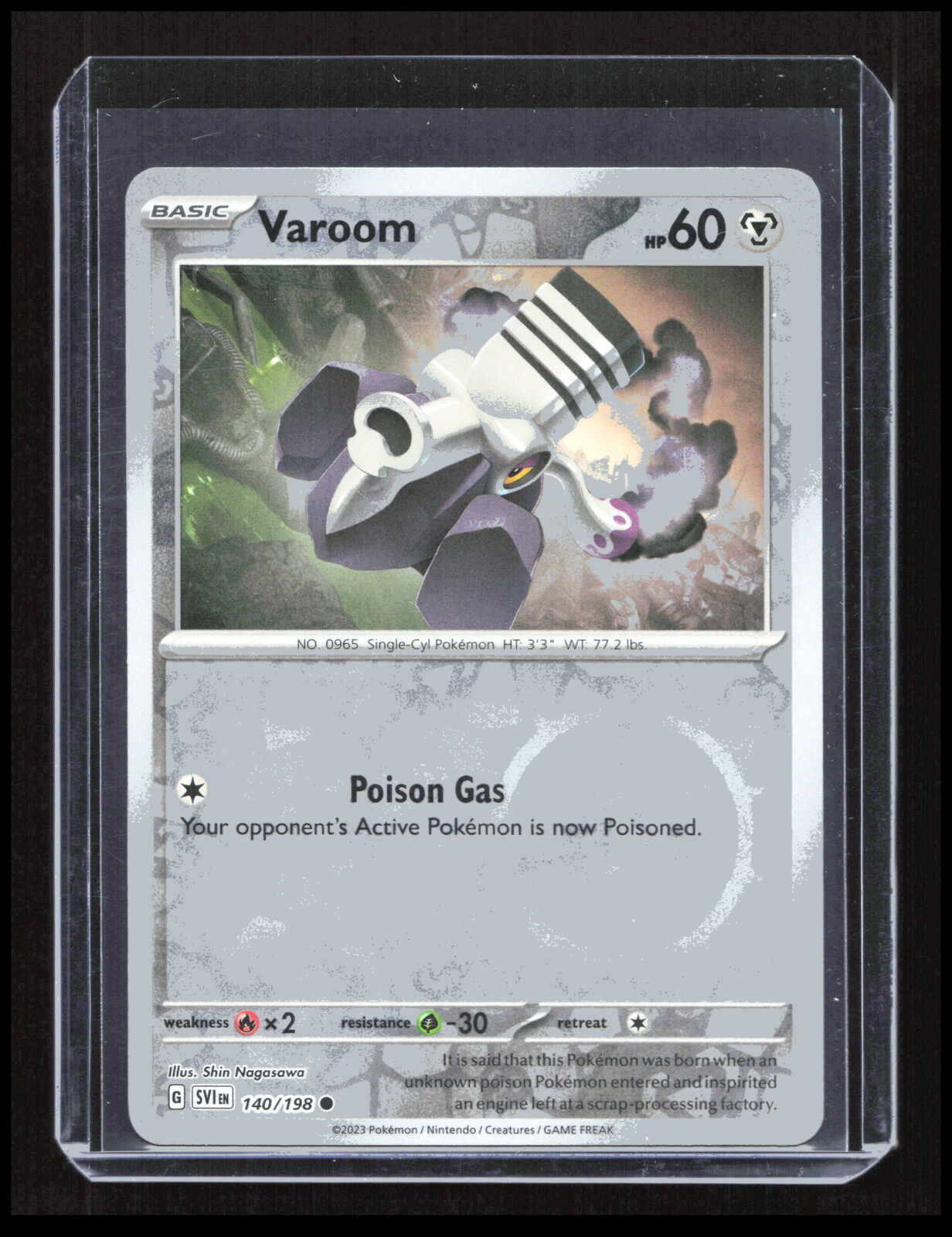 Varoom 140/198 Reverse Holo Scarlet & Violet Base Pokemon tcg Card CB-2-1-D-9