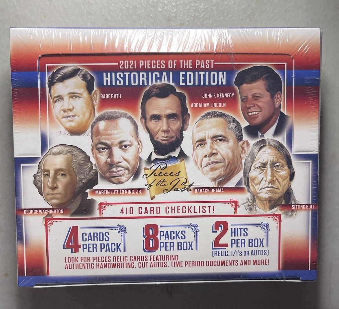 2021 Pieces of the Past Historical Edition Factory Sealed Box 1/1’s Autos Rare