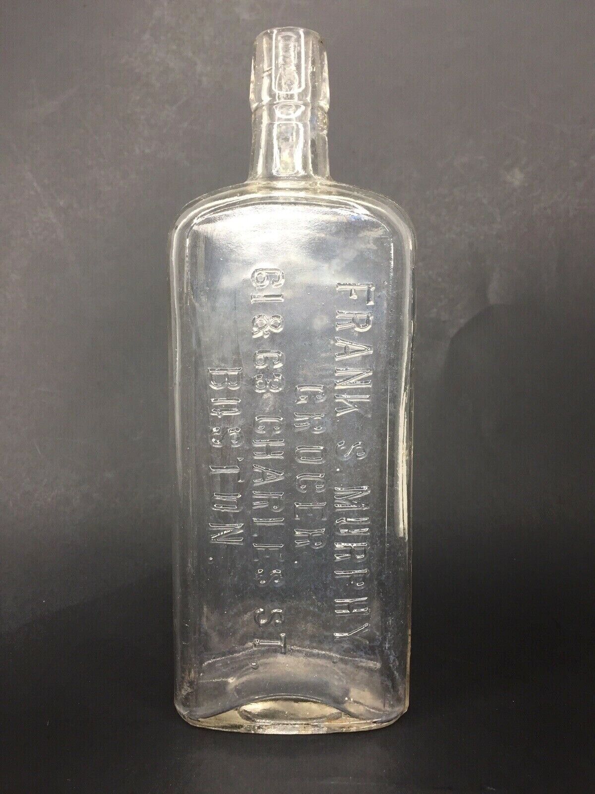 Antique 1880-90\'s Boston Medicine Bottle F. S. Murphy Grocer Charles Street