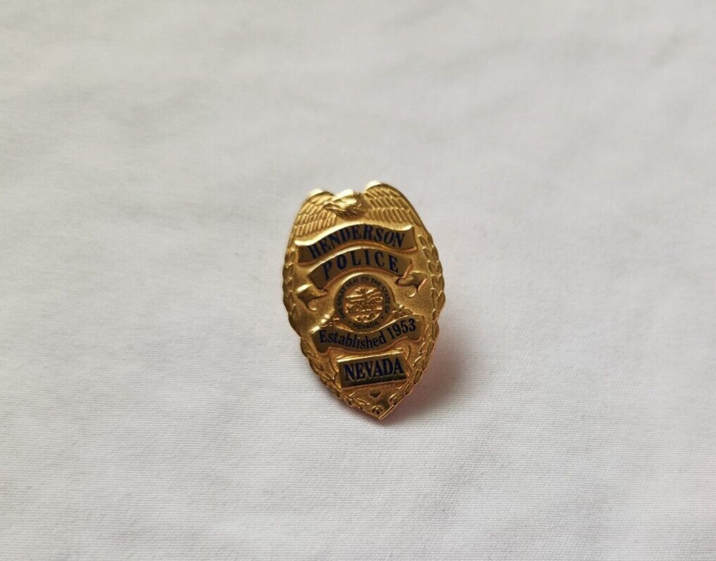 Pins Badges Henderson Police Est. 1953 The Great Seal of The State of Navada