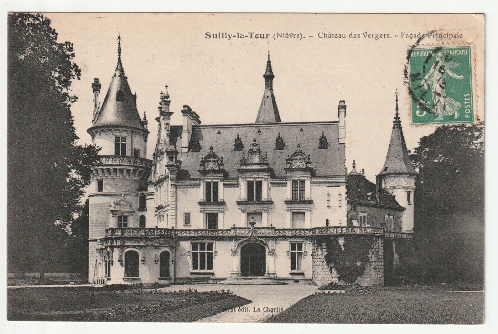 SUILLY LA TOUR - Nievre - CPA 58 - Chateau des Orgers