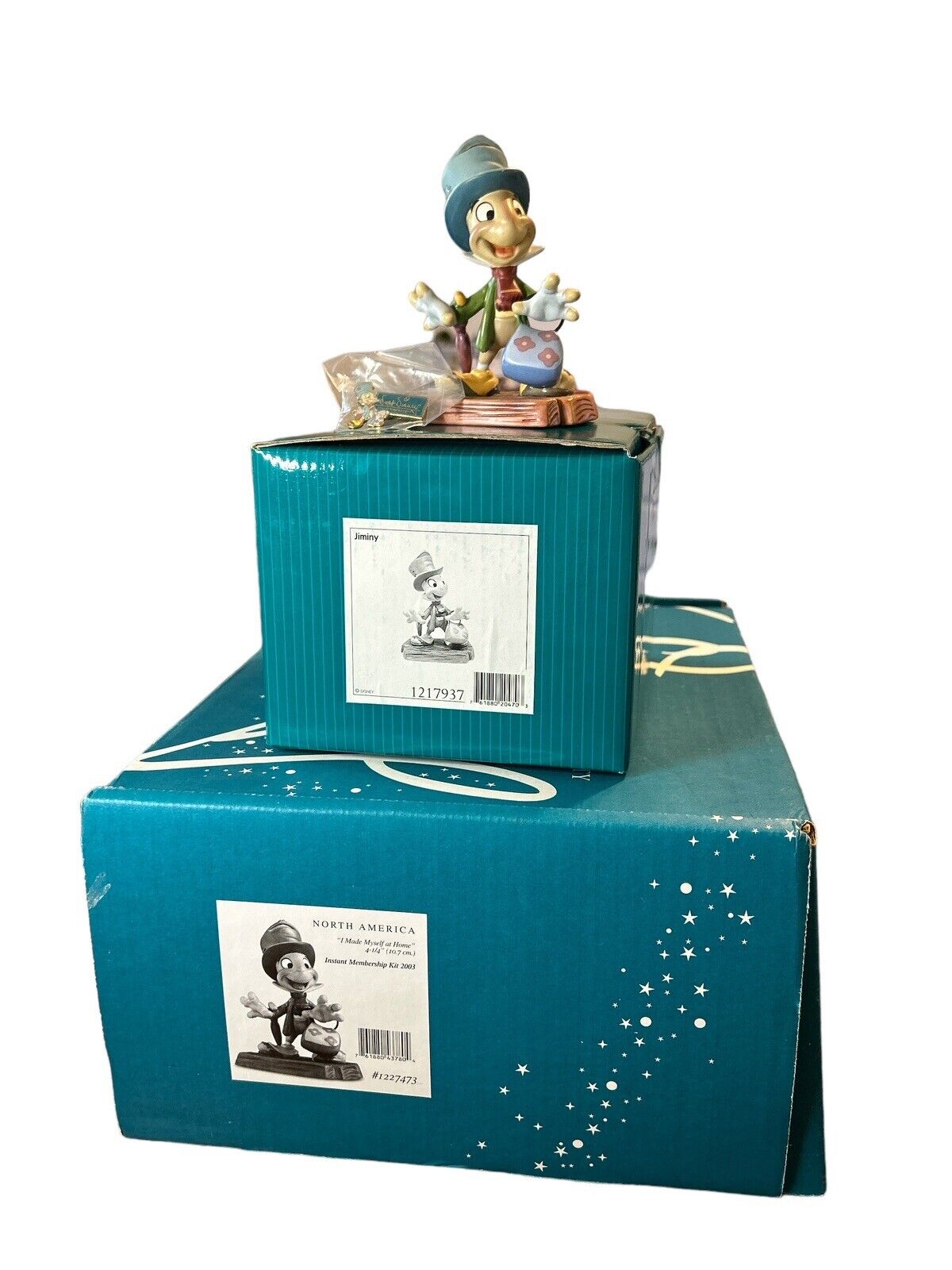 WDCC Walt Disney Classics Pinocchio I Made Myself At Home Jiminy 2003 Club Kit