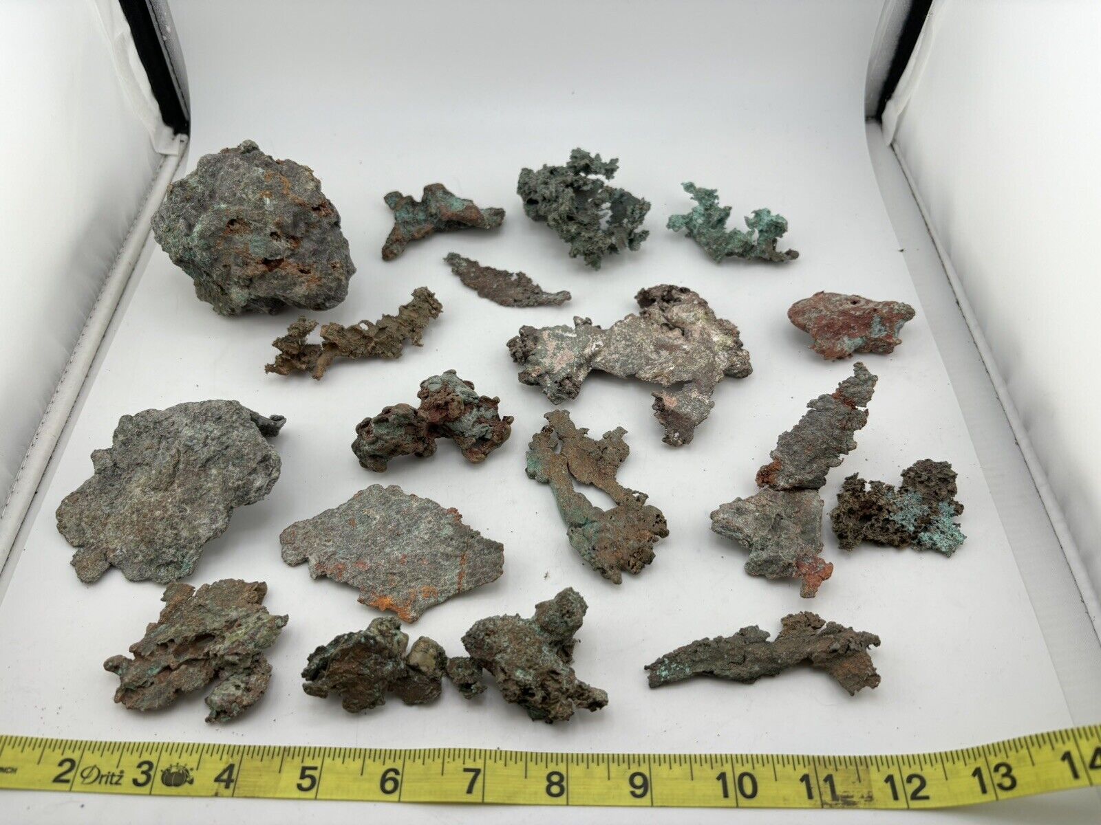 Large Lot Of Native Copper Specimens From Keweenaw, Michigan
