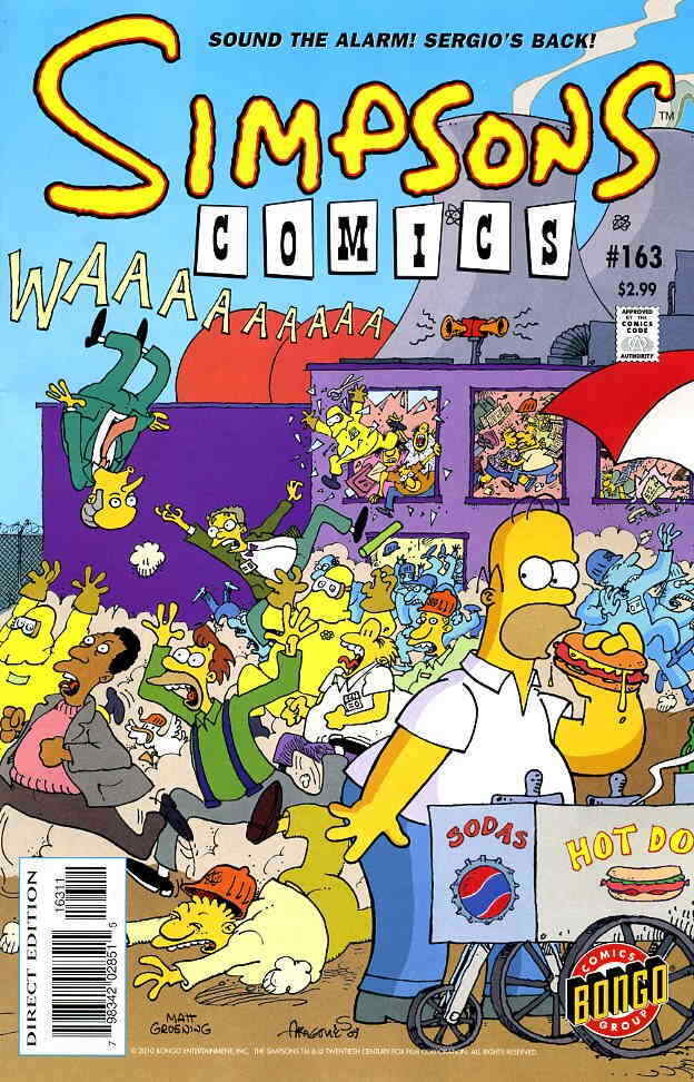 Simpsons Comics #163 VF/NM; Bongo | Sergio Aragones - we combine shipping
