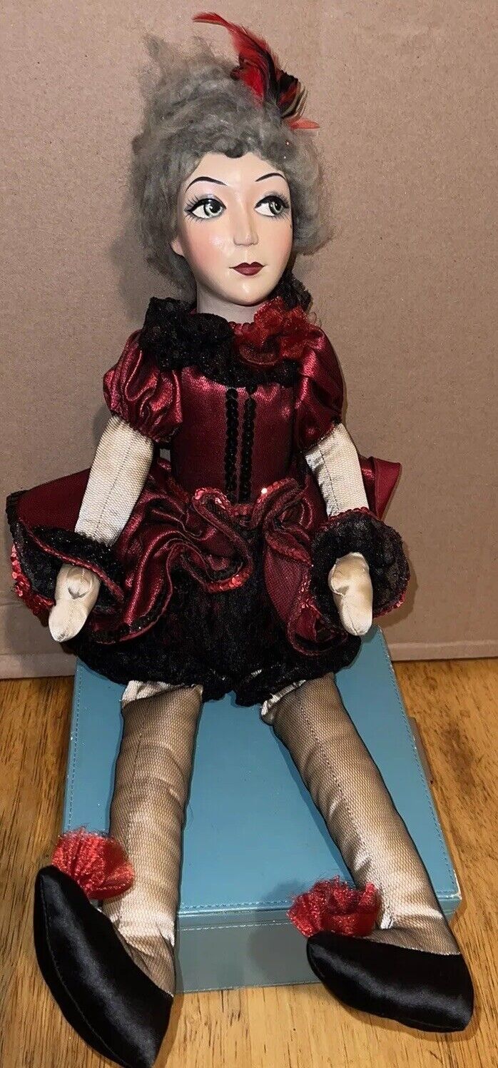 Katherine's Collection Wayne Kleski Retired Coquette Lady  Doll Figure “18