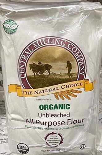 2x Organic Flour Bags 10lbs. Each. Total of 20lbs.