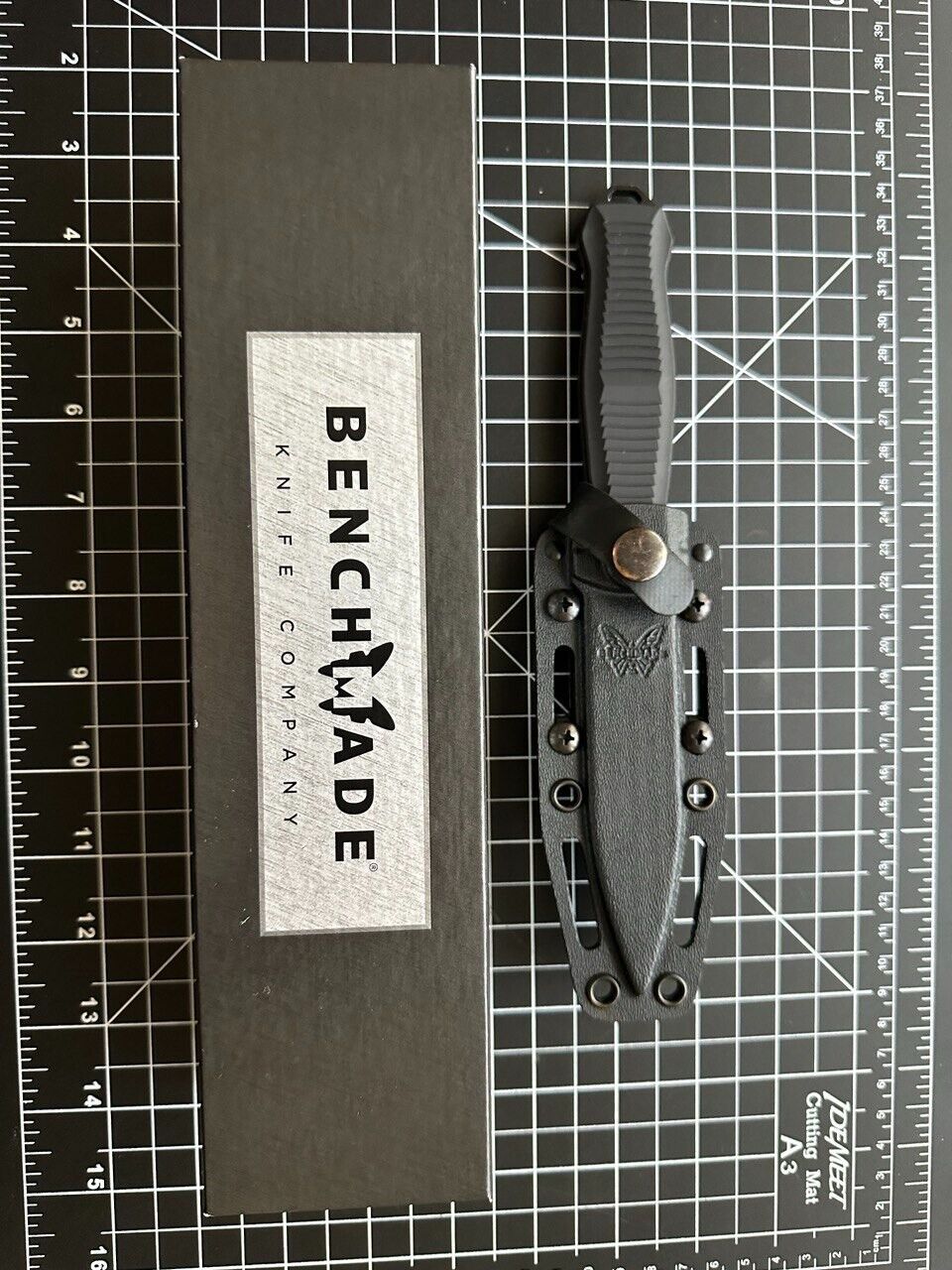 Benchmade Fixed Knife Black Aluminum (4.5\