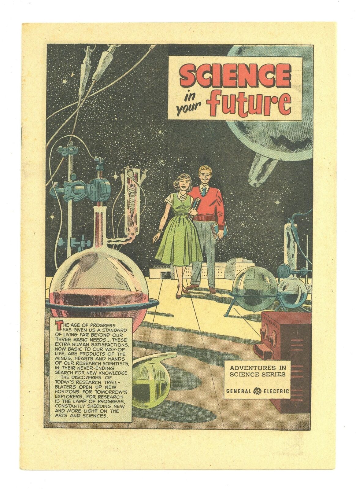 Science in Your Future General Electric giveaway #0 FN/VF 7.0 1956