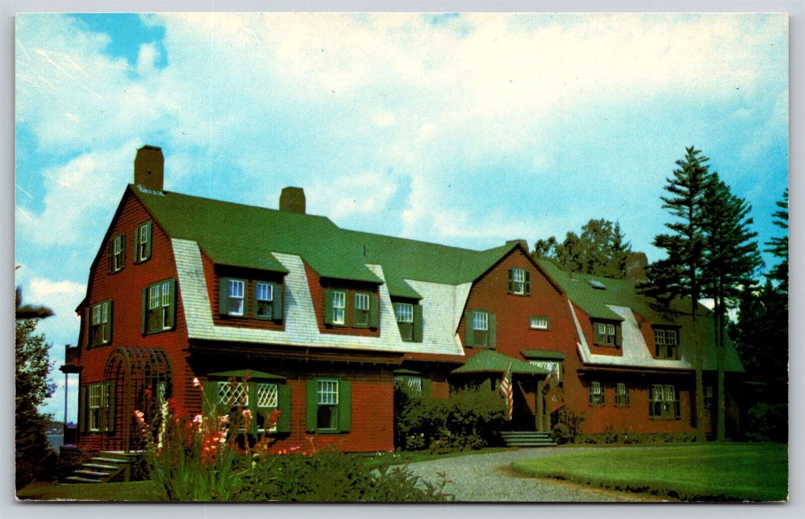 Postcard Campobello Island NB Canada Franklin D Roosevelt Cottage 1982 L168