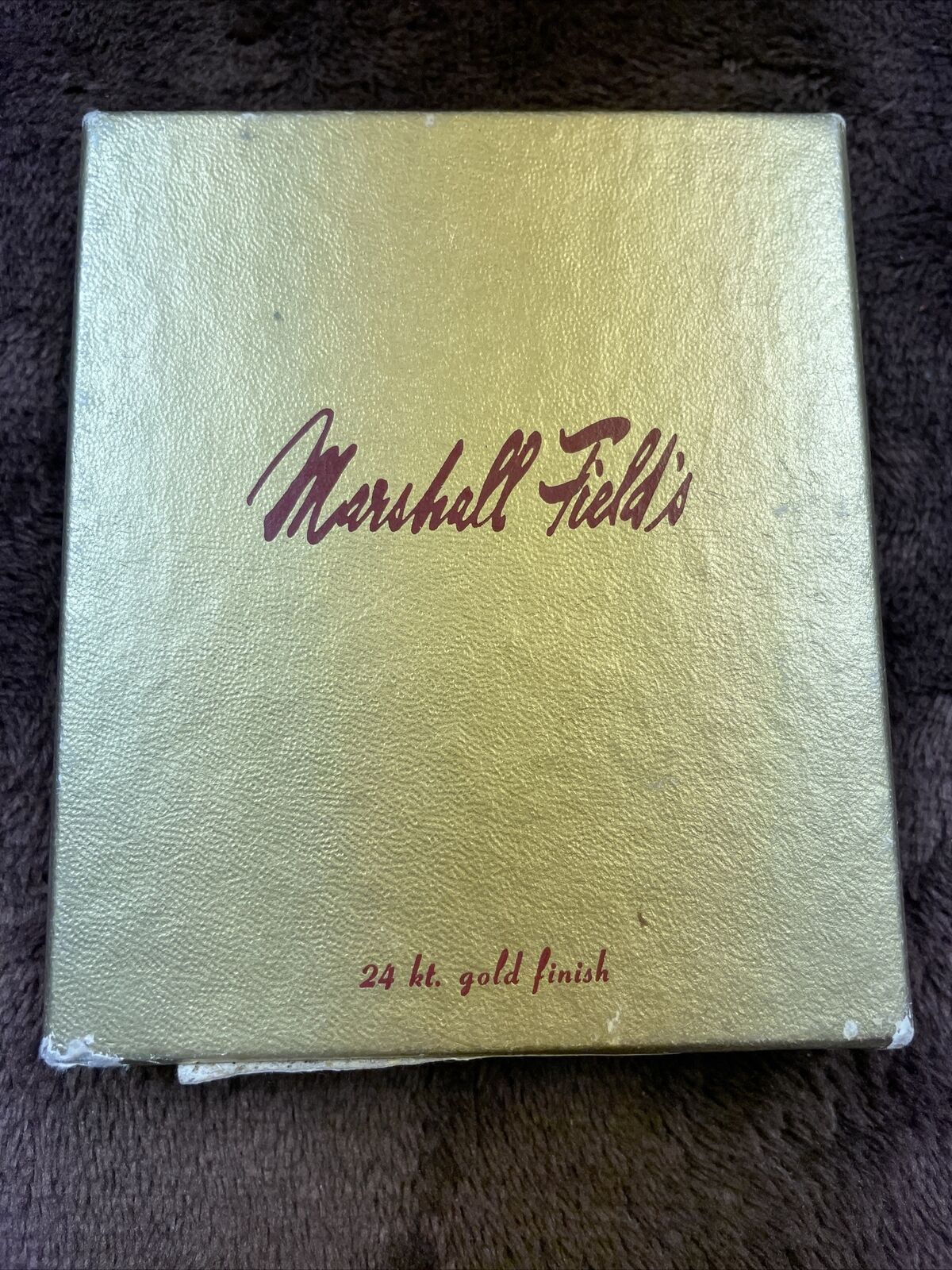 Vintage Rare Marshall Field’s 24K Gold Finish Shedd Oceanarium Xmas Ornament