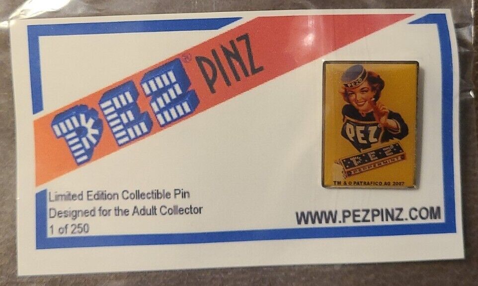 Pez Pinz GIRL W/ CANDY*LIMITED Edition of 250 Made*Brand New