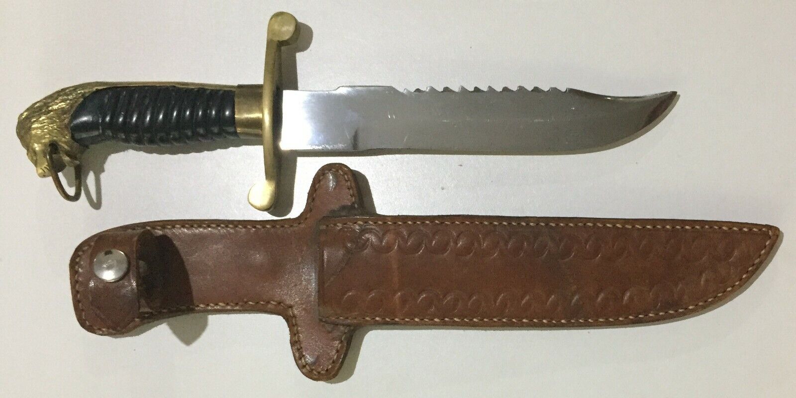 ARGENTINE JORFRA BRAND KNIFE COMMANDO MODEL SWORD STYLE HANDLE 1981 ONWARDS