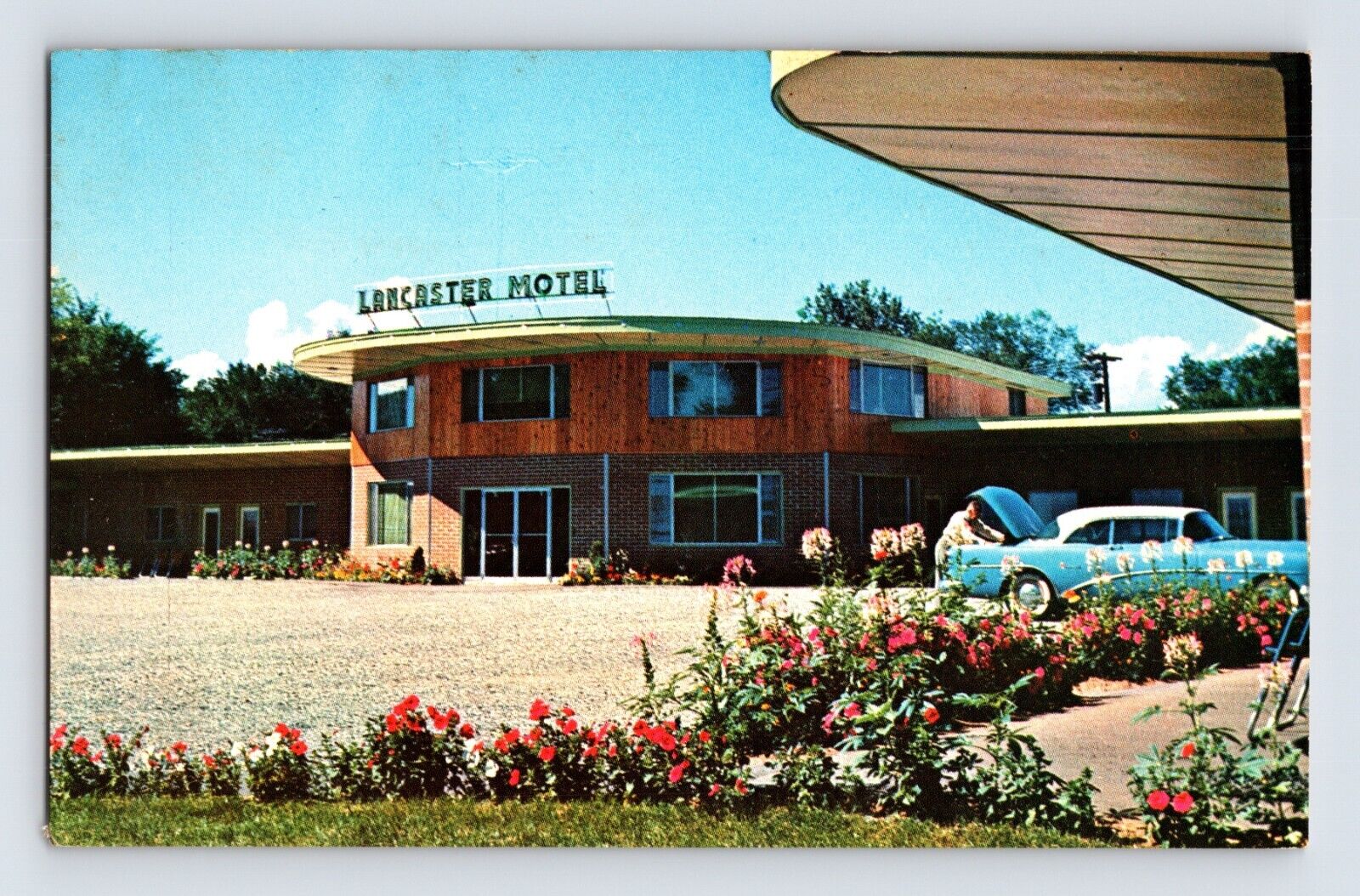 Postcard New Hampshire Lancaster NH Motel 1960s Unposted Chrome