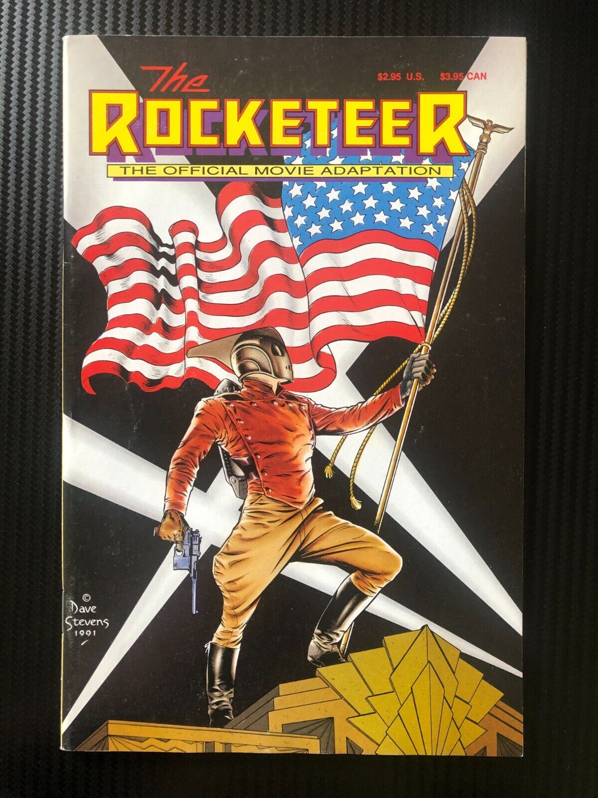 ROCKETEER #1 1991 DISNEY MOVIE ADAPTATION : DAVE STEVENS COVER AND ARTWORK