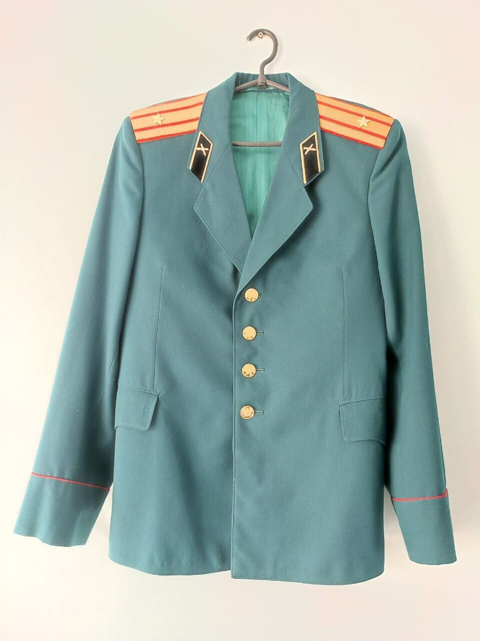 Vintage Military USSR Major\'s Ceremonial Tunic of the Soviet Army
