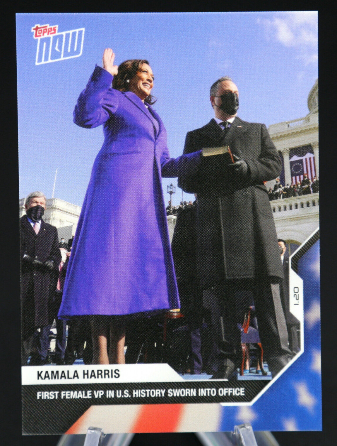 2020 Topps Now Election KAMALA HARRIS #13 1st Female VP in US History 🇺🇸