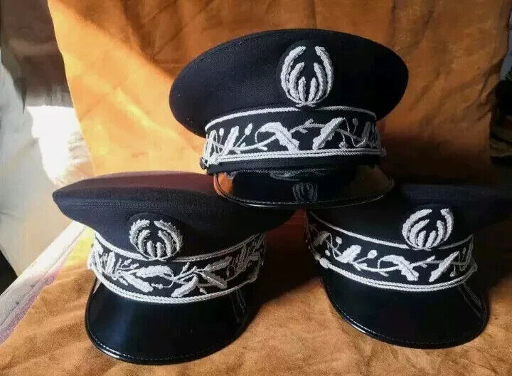 French police commissioner\'s cap in 3 different desgins choose anyone you like