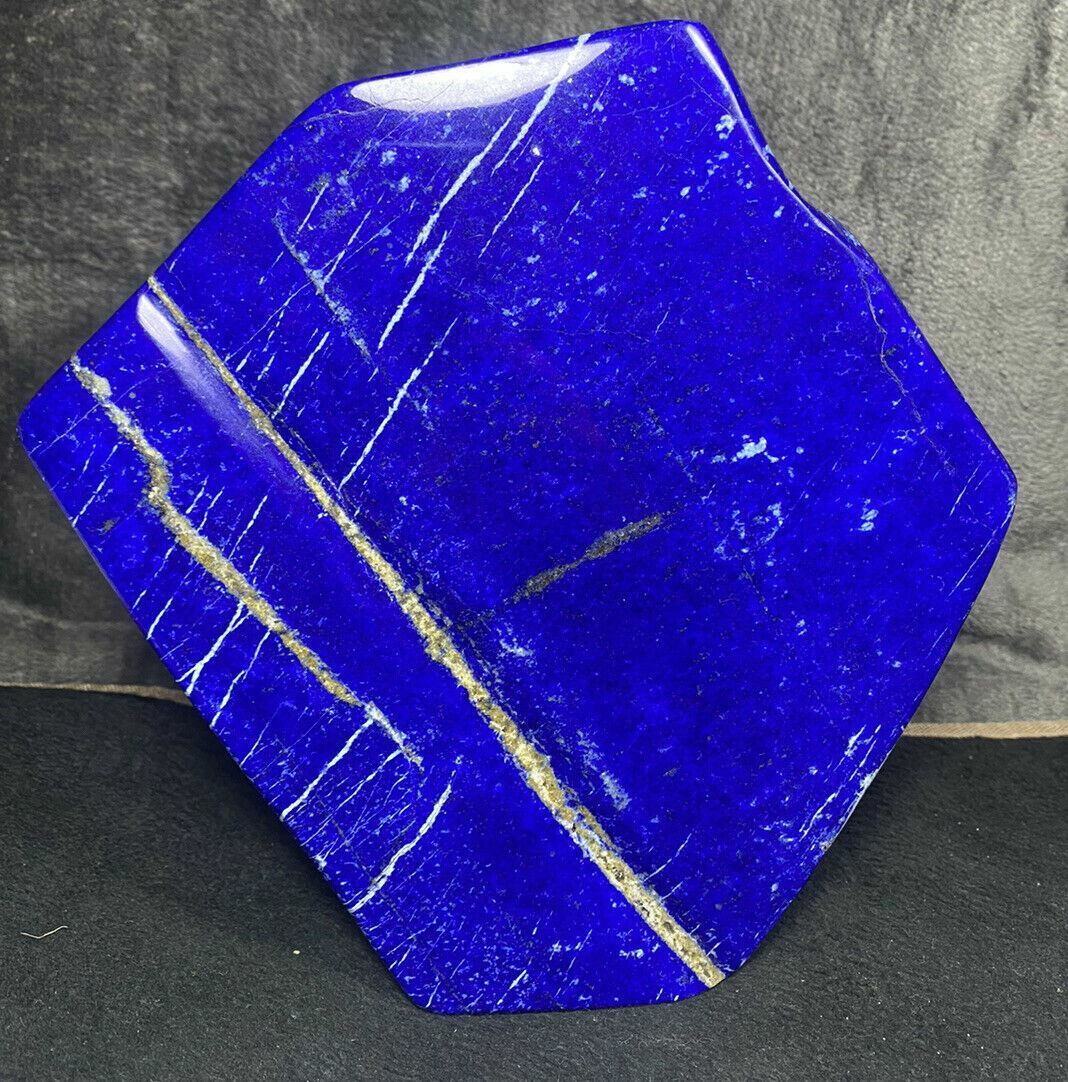 Huge 3.3kg Self Standing Geode Lapis Lazuli Lazurite Free form tumble Crystal