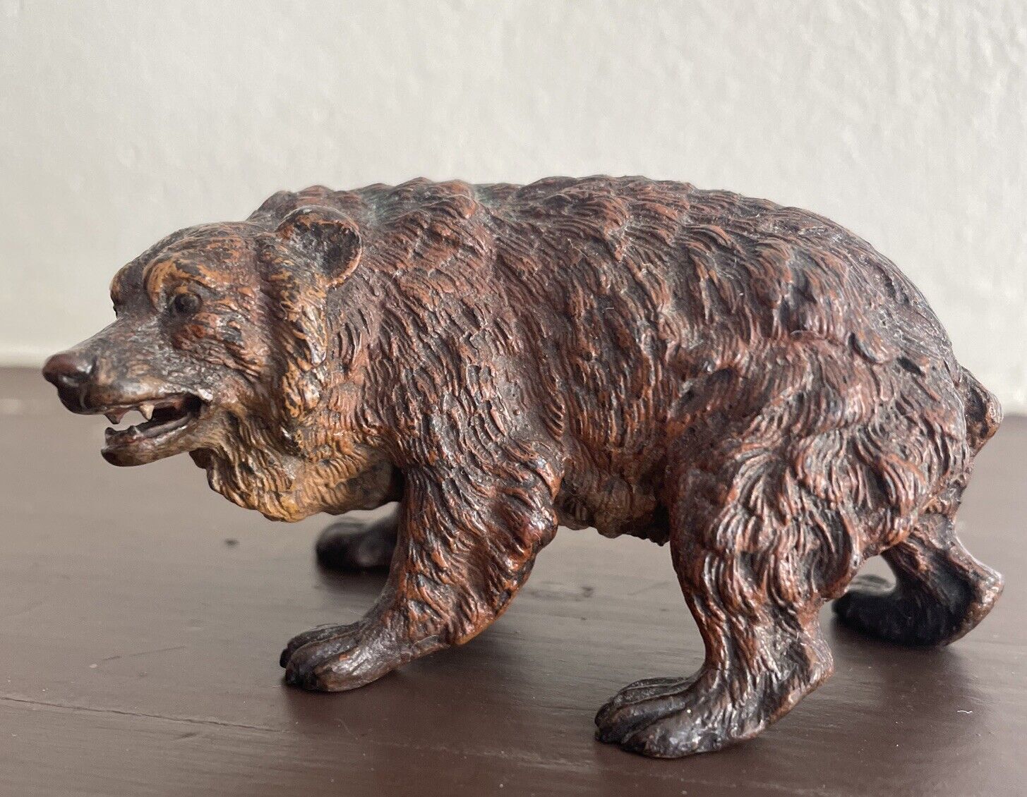 Antique Cold Painted Vienna Bronze Bear Cub Signed/Marked