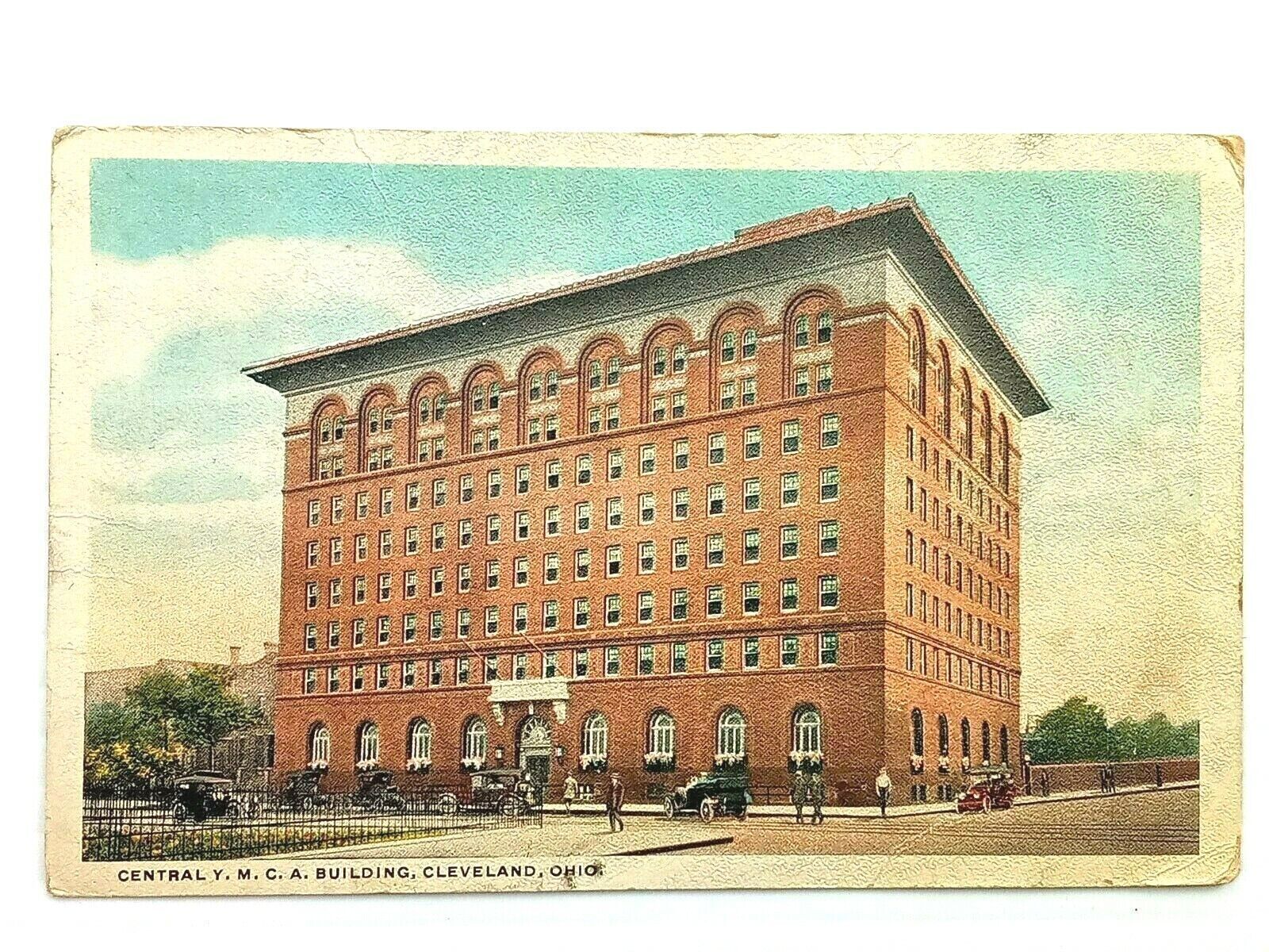 Vintage Postcard 1920 Central Y.M.C.A. Building Cleveland Ohio