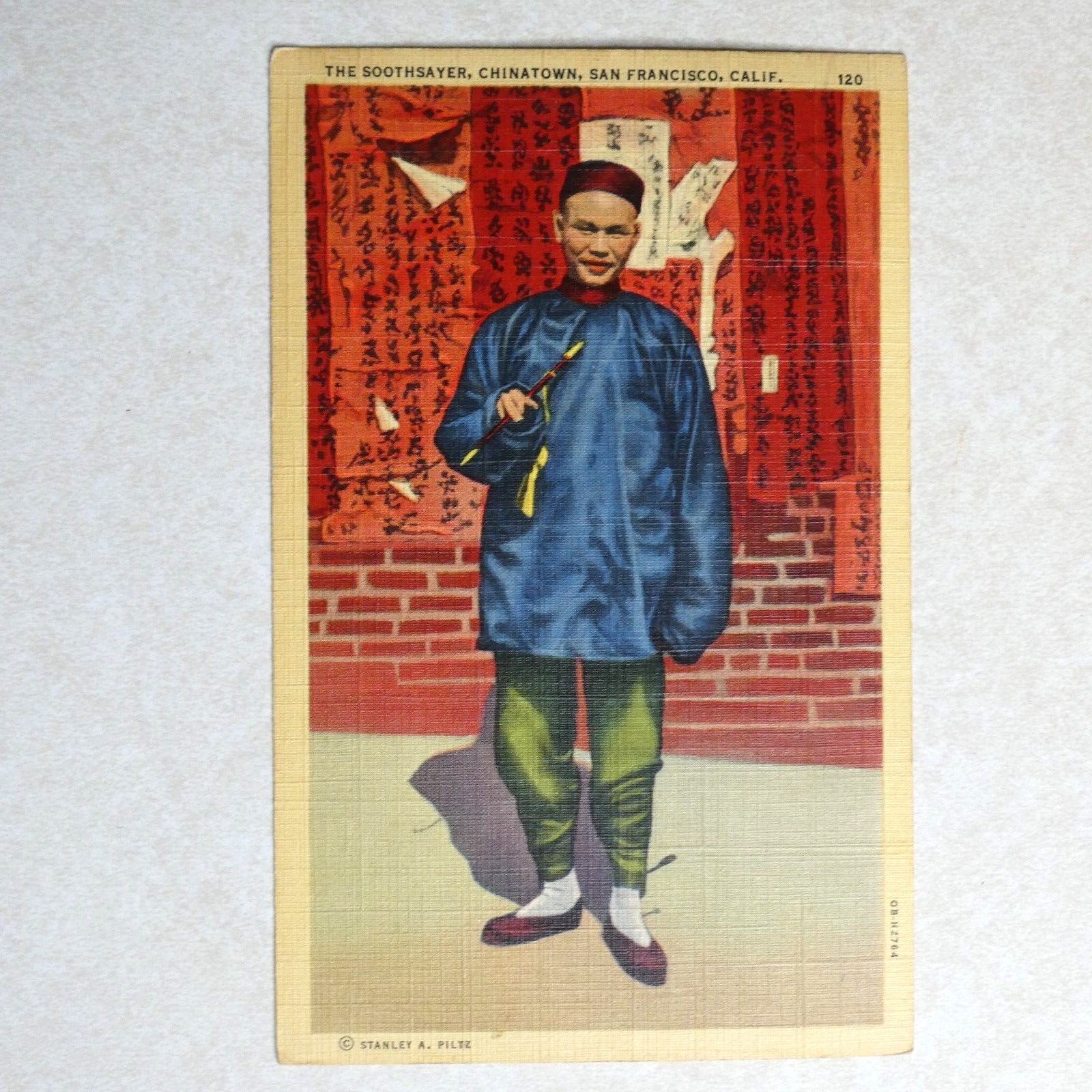 Vintage Postcard The Soothsayer San Fransico Chinatown California G1782