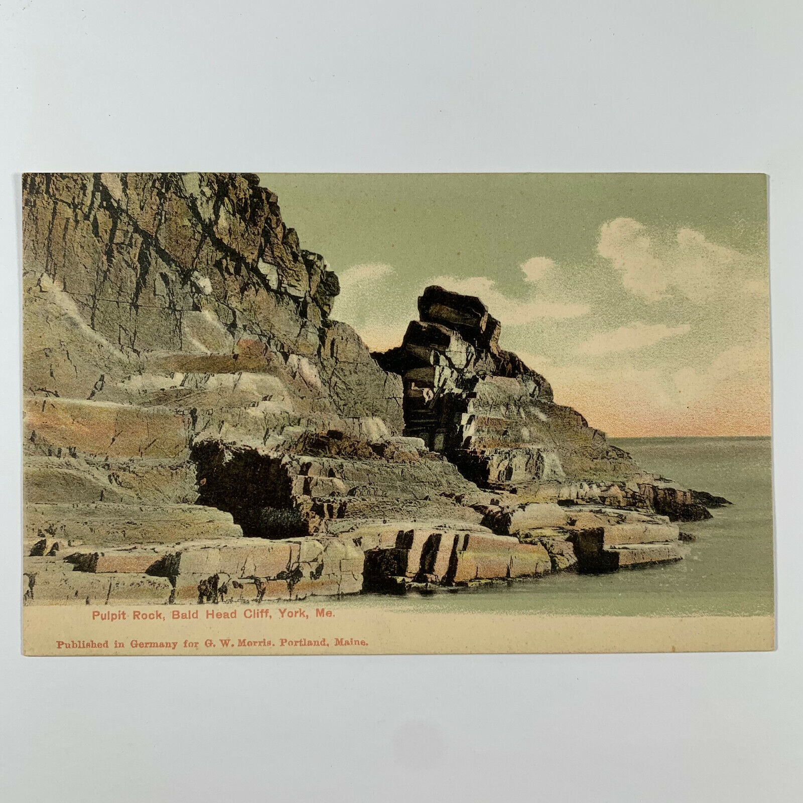 Postcard Maine York ME Bald Head Cliff Pulpit Rock Pre-1907 Unposted