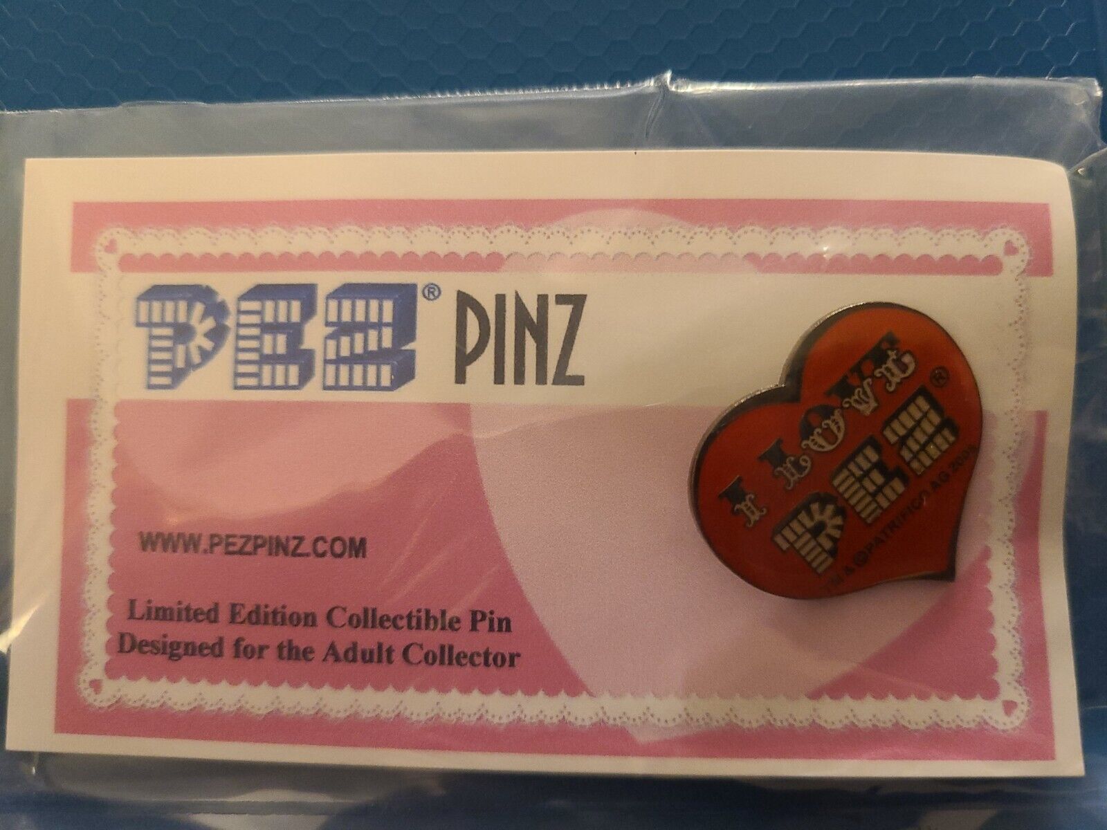 Pez Pinz I LOVE PEZ*LIMITED Edition of 139 Made*Brand New
