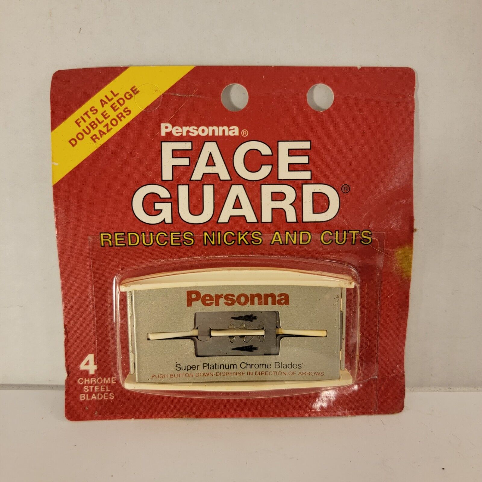 Vintage Personna Face Guard Four Super Platinum Chrome Blades