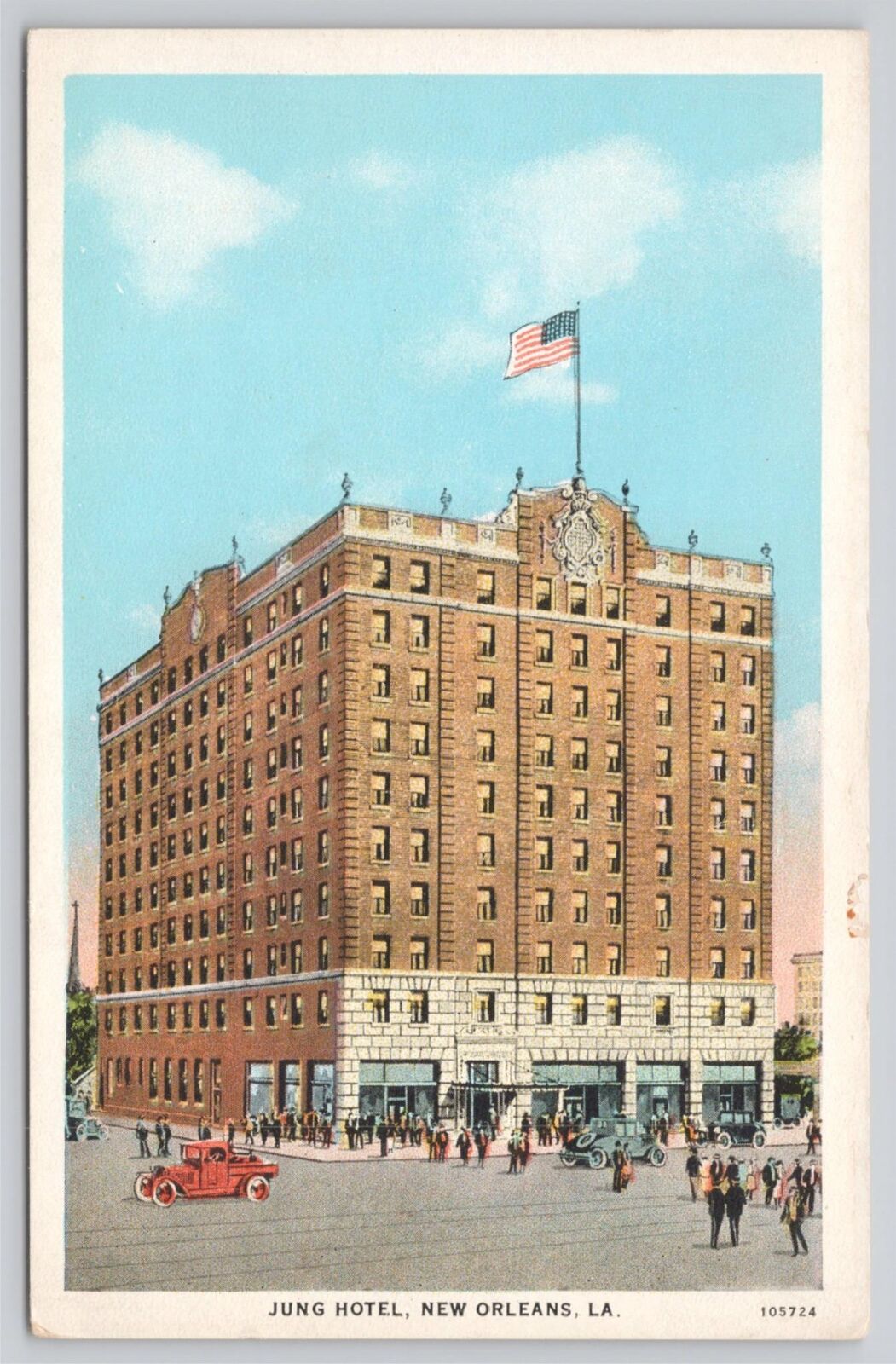 Postcard Jung Hotel New Orleans Louisiana