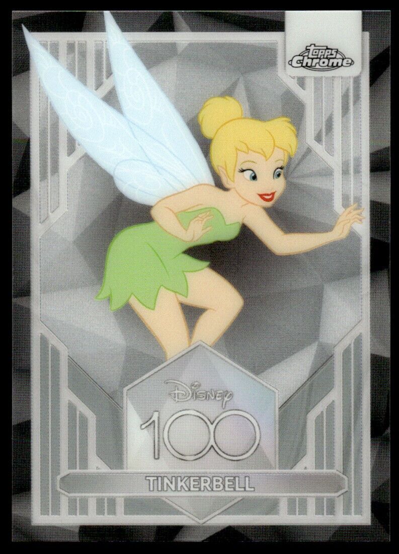 2023 Topps Chrome Disney 100 Tinkerbell #8 Peter Pan