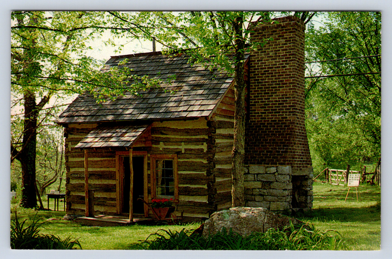 Vintage Postcard Cooks Cabin Oreband Rd Kingsport Tennessee