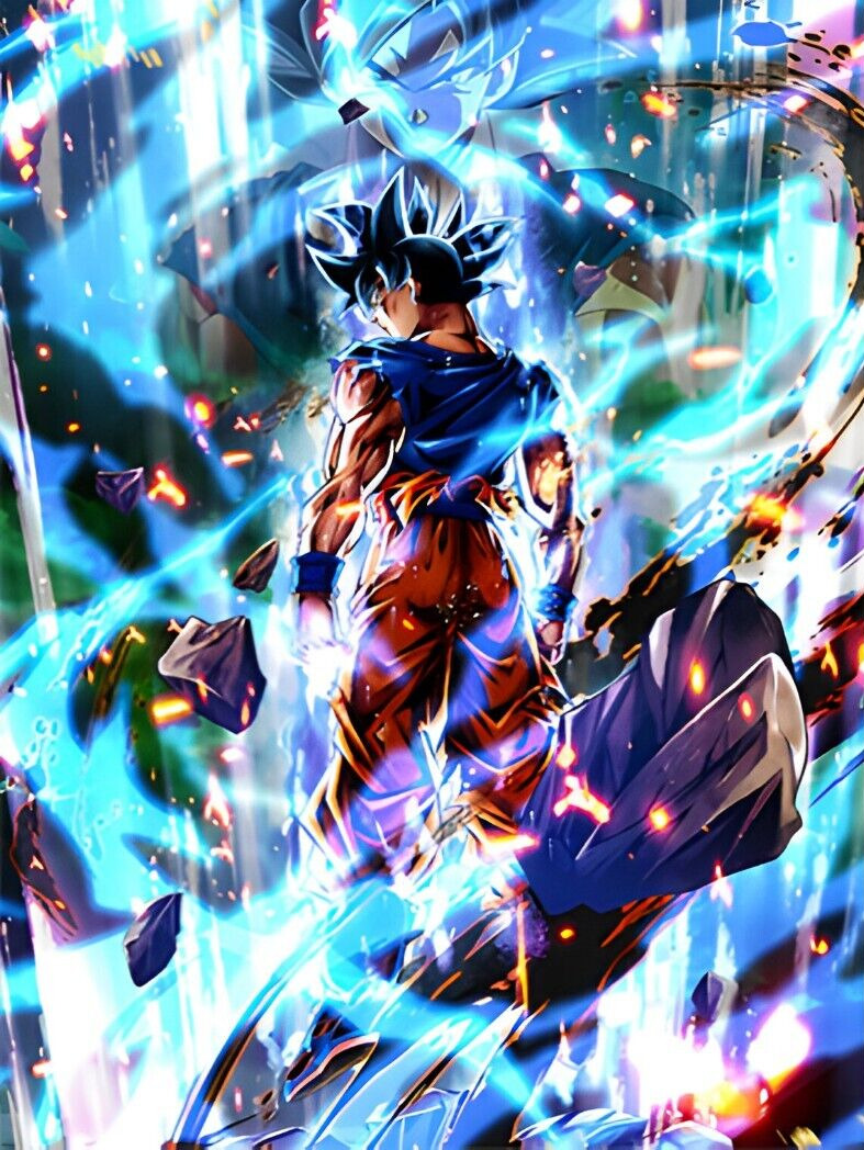 Dragon Ball Super 3D Holographic Poster - Goku Ultra Instinct vs. Jiren