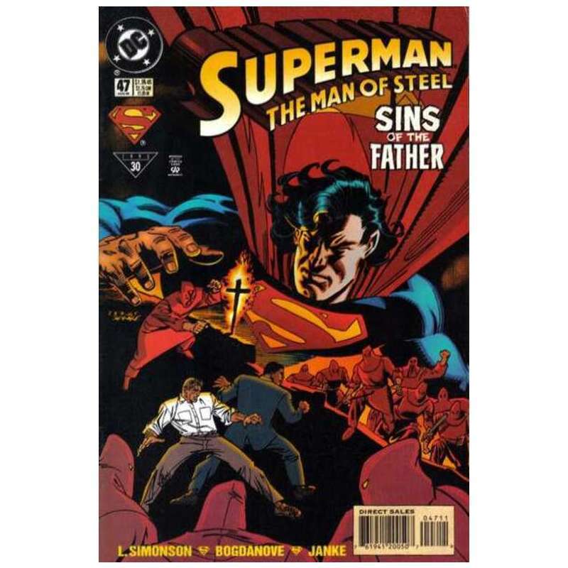 Superman: The Man of Steel #47 in Near Mint condition. DC comics [a{