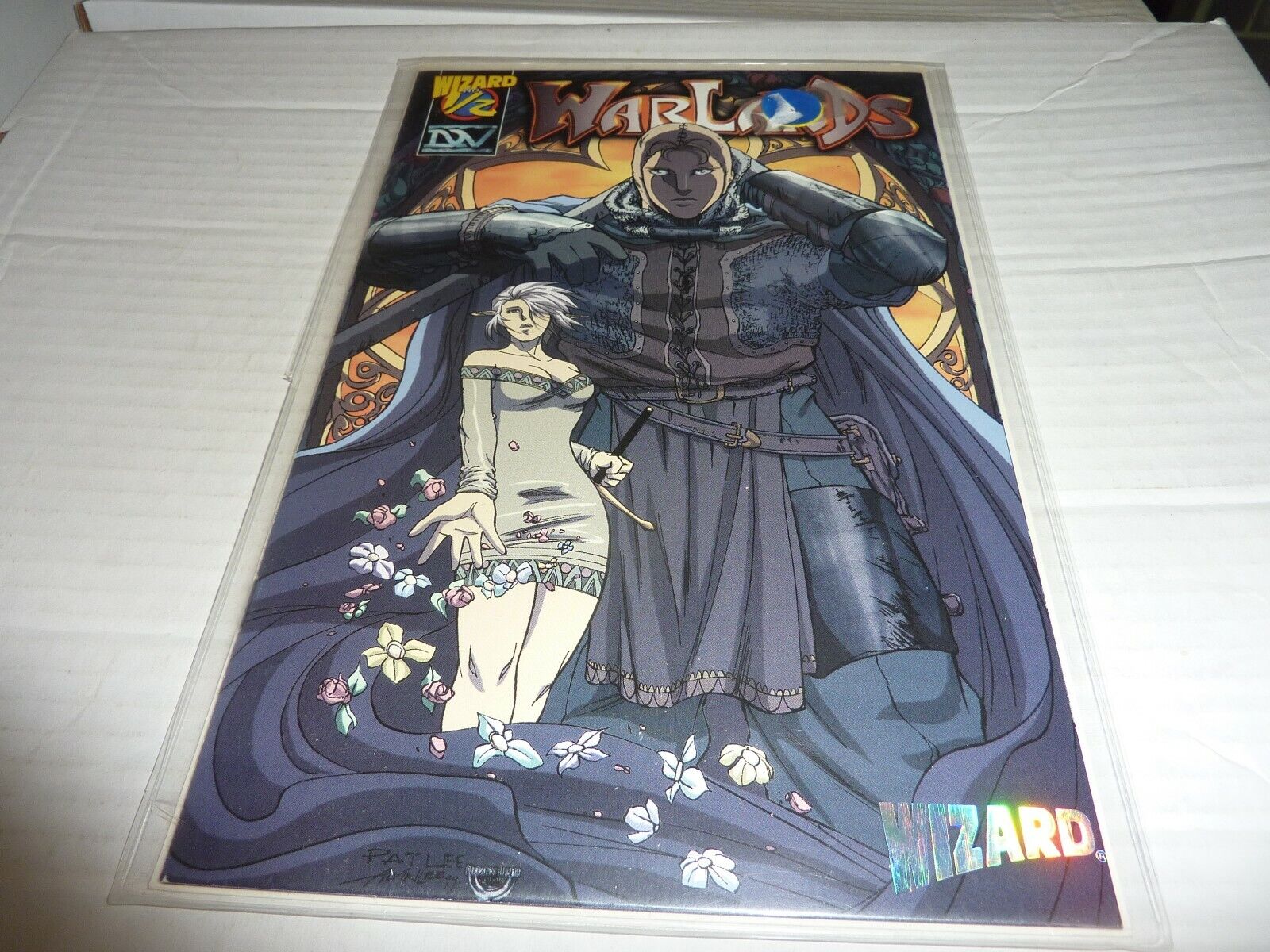 WARLANDS Wizard #1/2 2000 Pat Lee Cover W/COA NM