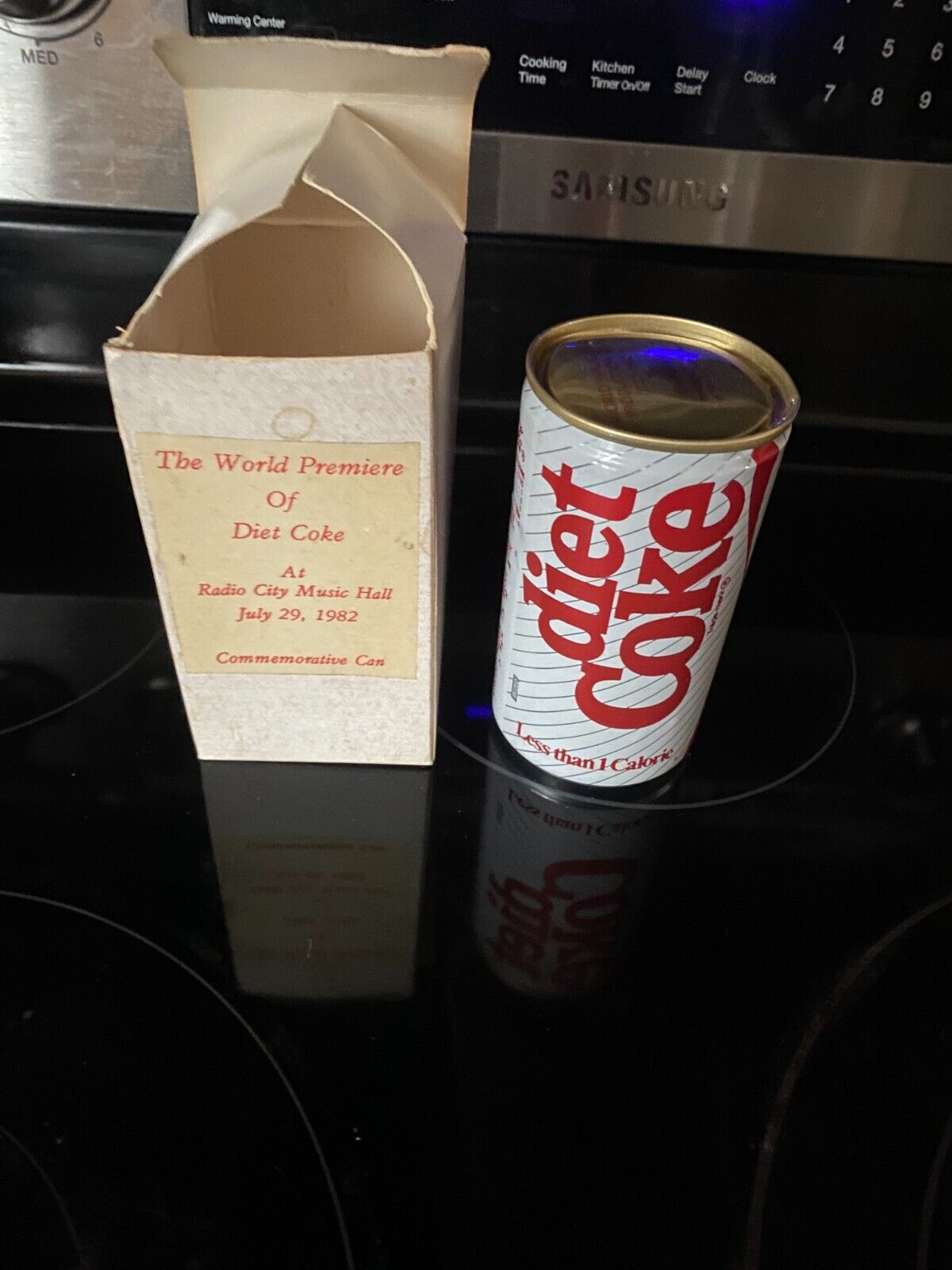 World Premier of First Diet Coke Can - Radio City Music Hall July 29, 1982