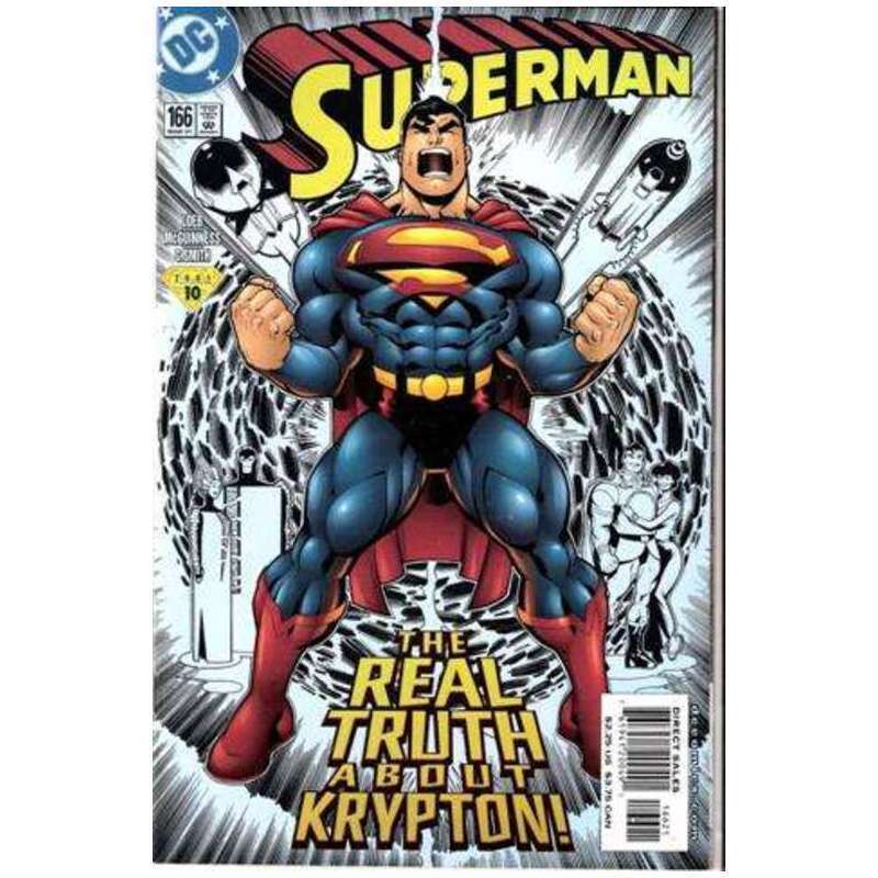 Superman (1987 series) #166 Collector's in Near Mint condition. DC comics [m^