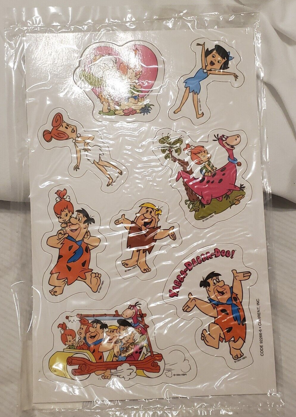 Vintage Flintstone Magnet Sheet, 1994