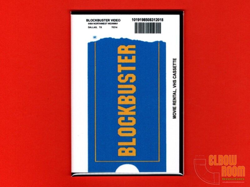 Blockbuster VHS tape vintage box art 2x3\
