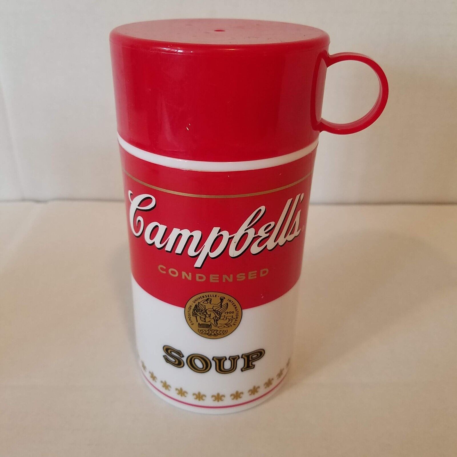 Vintage 1998 Campbell\'s Soup Insulated Thermos 11.5oz Complete with Lid and Cup