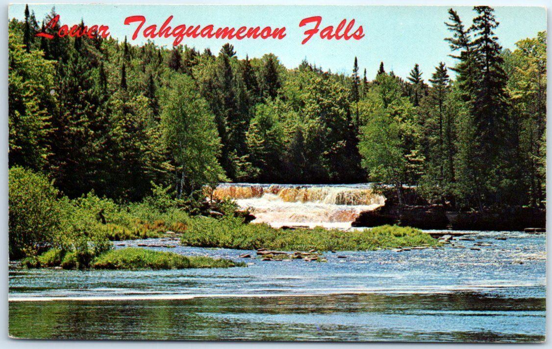 Postcard - Lower Tahquamenon Falls in Michigan\'s Upper Peninsula