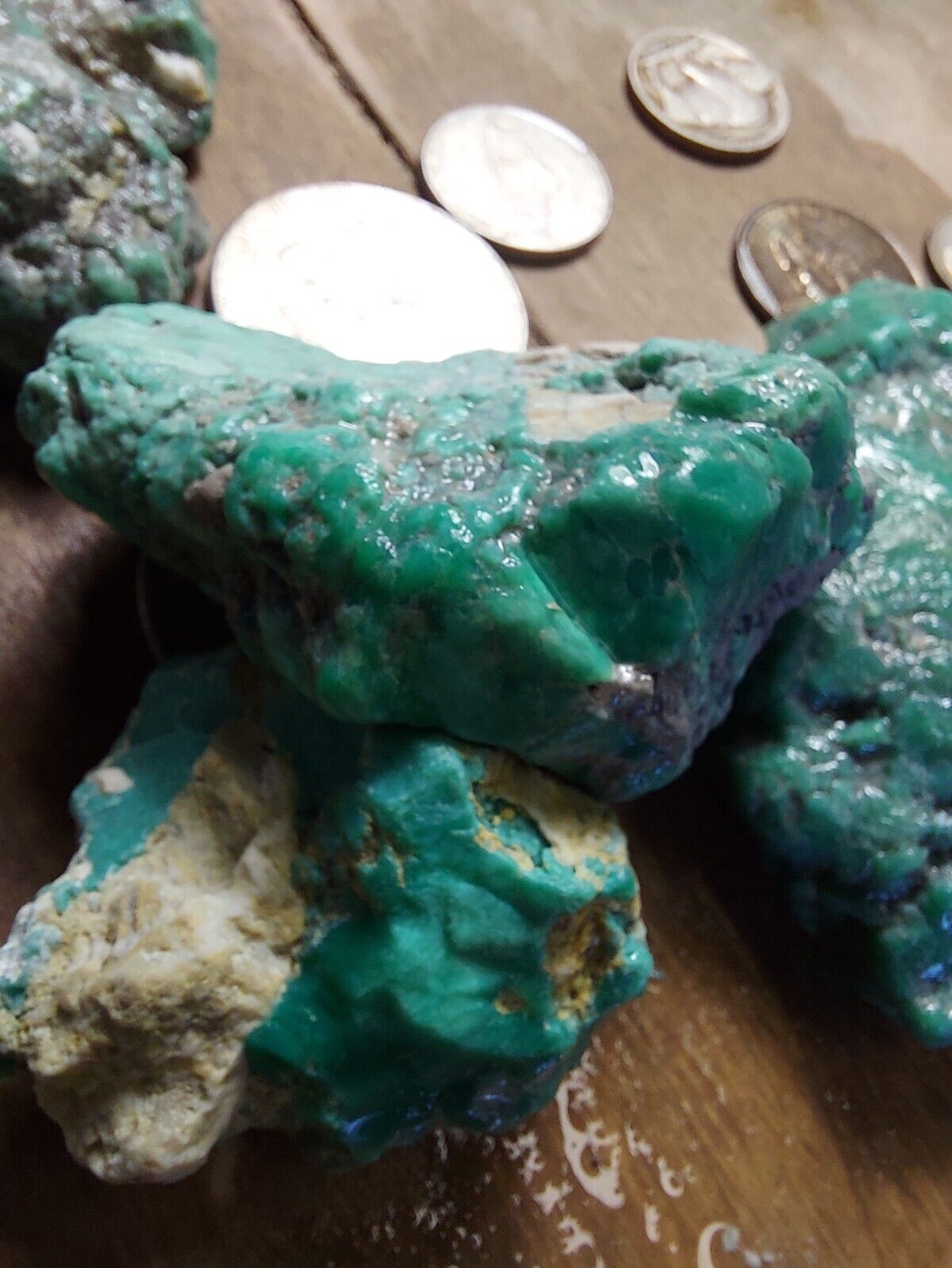 Broken Arrow natural turquoise quality  special spring special nice material