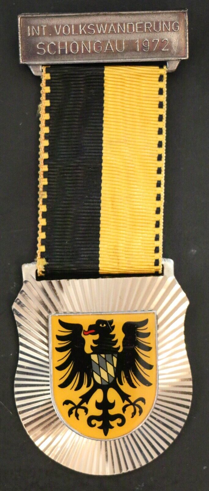 Beautiful Antique German Volksmarch Medal - 1972 - Schongau