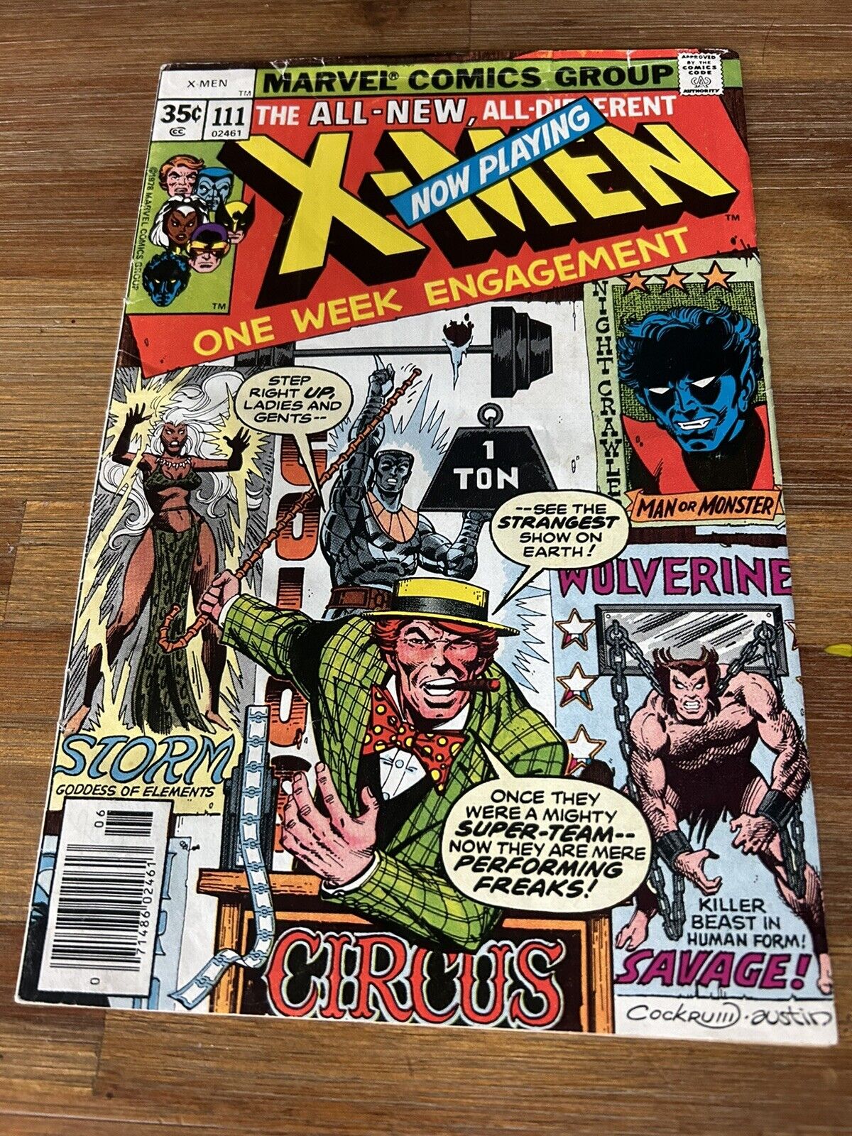 Uncanny X-men #111 (1978) Marvel Comics Mesmero Claremont Byrne Cockrum